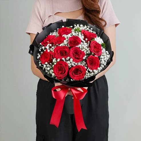 Red Rose Bouquet for Love